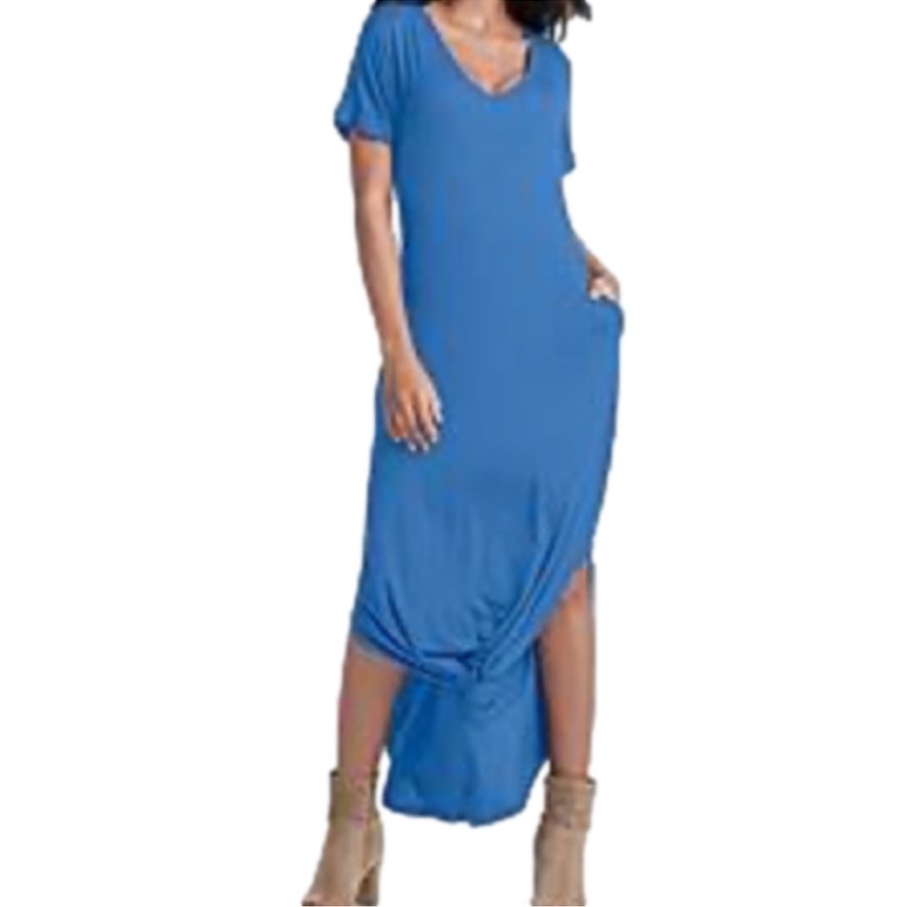 NWOT Venus Casual T-Shirt Dress with Side Pockets